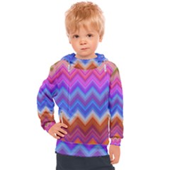 Pattern Chevron Zigzag Background Kids  Hooded Pullover by Grandong