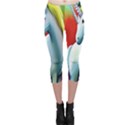 Unicorn design Capri Leggings  View1