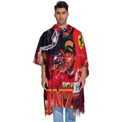 Carlos Sainz Men s Hooded Rain Ponchos by Boster123