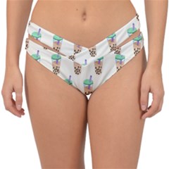 Cute Boba Double Strap Halter Bikini Bottoms by artworkshop