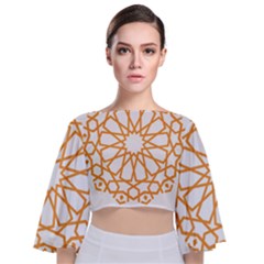 Chrome Image 10 Aug 2023 15 33 38 Gmt+05 30 Tie Back Butterfly Sleeve Chiffon Top by Fancycollection