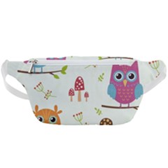 Forest-seamless-pattern-with-cute-owls Waist Bag  by pakminggu