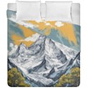 Nature Mountains Landscape Forest Duvet Cover Double Side (California King Size) View2