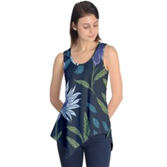 Abstract Floral- Ultra-stead Pantone Fabric Sleeveless Tunic by shoopshirt