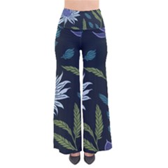 Abstract Floral- Ultra-stead Pantone Fabric So Vintage Palazzo Pants by shoopshirt