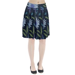 Abstract Floral- Ultra-stead Pantone Fabric Pleated Skirt by shoopshirt