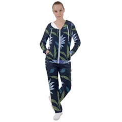 Abstract Floral- Ultra-stead Pantone Fabric Women s Tracksuit by shoopshirt