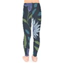 Abstract Floral- Ultra-stead Pantone Fabric Kids  Leggings View2