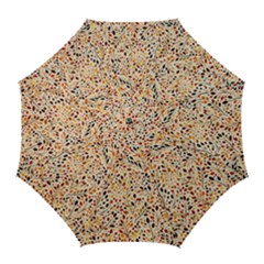 Autumn Leaves Pattern Golf Umbrellas by pakminggu