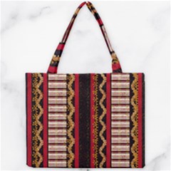 Textile Pattern Abstract Fabric Mini Tote Bag by pakminggu