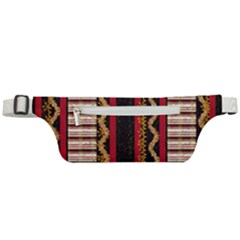 Textile Pattern Abstract Fabric Active Waist Bag by pakminggu