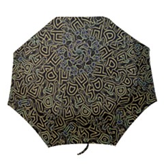 Pattern Abstract Runes Graphic Folding Umbrellas by pakminggu