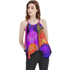 Bottles Colorful Flowy Camisole Tank Top by uniart180623