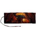 Dragon Art Fire Digital Fantasy Roll Up Canvas Pencil Holder (M) View1