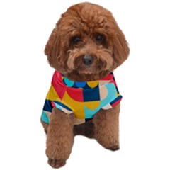 Geometric Shape Colorful Abstract Wave Dog T-shirt by Cowasu