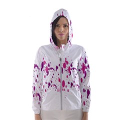 Blot-01  Women s Hooded Windbreaker