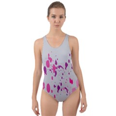 Blot-02 Cut-out Back One Piece Swimsuit by nateshop