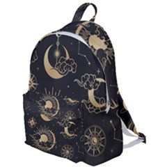 Asian Seamless Pattern With Clouds Moon Sun Stars Vector Collection Oriental Chinese Japanese Korean The Plain Backpack by pakminggu