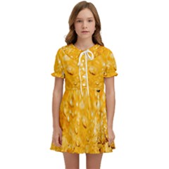 Water-gold Kids  Sweet Collar Dress by nateshop