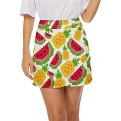 Watermelon -12 Mini Front Wrap Skirt by nateshop