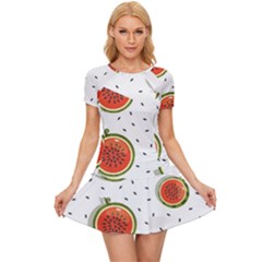 Seamless Background Pattern With Watermelon Slices Women s Sports Wear Set by pakminggu