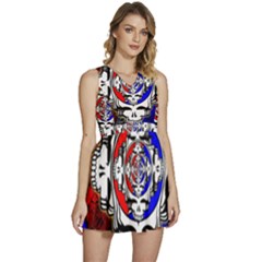 The Grateful Dead Sleeveless High Waist Mini Dress by Grandong