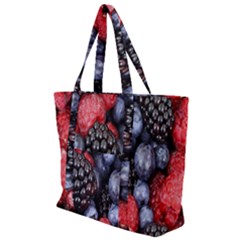 Berries-01 Zip Up Canvas Bag by nateshop