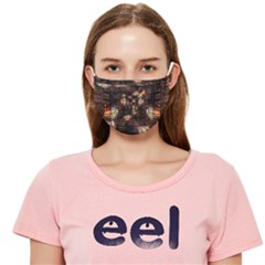 Library-tunnel-books-stacks Cloth Face Mask (adult) by Bedest