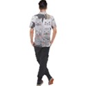 Cute Cats Seamless Pattern Men s Polo T-Shirt View2