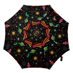 Space Seamless Pattern Hook Handle Umbrellas (small) by pakminggu