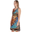 Grateful Dead Rock Band Knee Length Skater Dress With Pockets View2