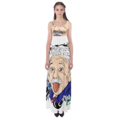 Albert Einstein Physicist Empire Waist Maxi Dress by Cowasu