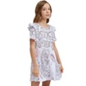 London-paris-drawing-vector-london-comics Kids  Frilly Sleeves Pocket Dress View2