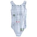 Circuits-electronics-atmel Kids  Cut-Out Back One Piece Swimsuit View1