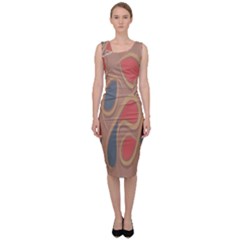 Background-abstract-non-seamless Sleeveless Pencil Dress by Cowasu