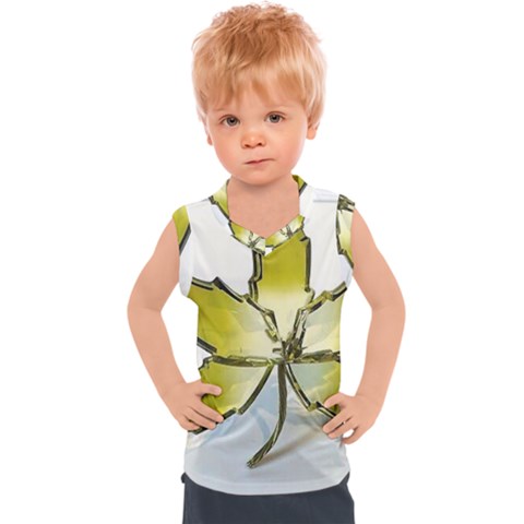 Life Is Beautiful And Green Kids  Sport Tank Top by Humidesigner786