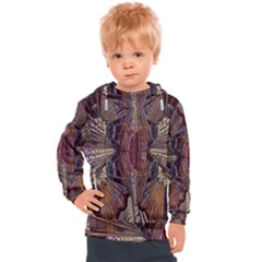 Abstract-design-backdrop-pattern Kids  Hooded Pullover by Cowasu