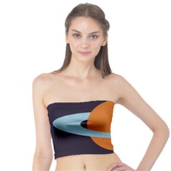 Planet-orbit-universe-star-galaxy Tube Top by Cowasu