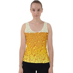 Bubble-beer Velvet Tank Top by Sarkoni