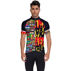 9 African Flag Ericksays Represent Men s Short Sleeve Cycling Jersey by tratney