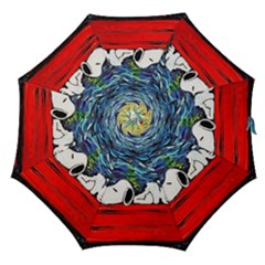 Dog Cartoon Vincent Van Gogh s Starry Night Parody Straight Umbrellas by Sarkoni