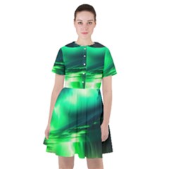 Lake Storm Neon Sailor Dress by Bangk1t