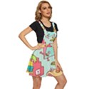 Summer Up Cute Doodle Apron Dress View3