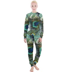 Peacock Feathers Women s Lounge Set by Bedest