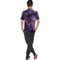 Purple Peacock Men s Polo T-Shirt View2