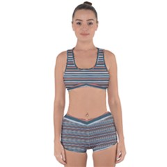 Stripes Racerback Boyleg Bikini Set by zappwaits