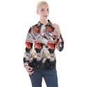 Koi Fish Nature Women s Long Sleeve Pocket Shirt View1