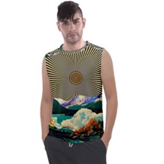 Surreal Art Psychadelic Mountain Men s Regular Tank Top by Ndabl3x