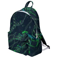 Green And Black Abstract Digital Art The Plain Backpack by Bedest