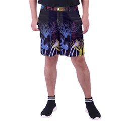 Art Design Graphic Neon Tree Artwork Men s Pocket Shorts by Bedest